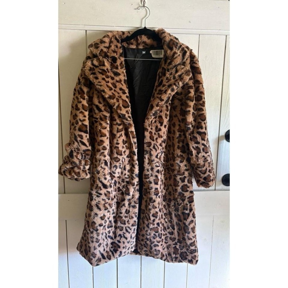 Faux fur jacket S